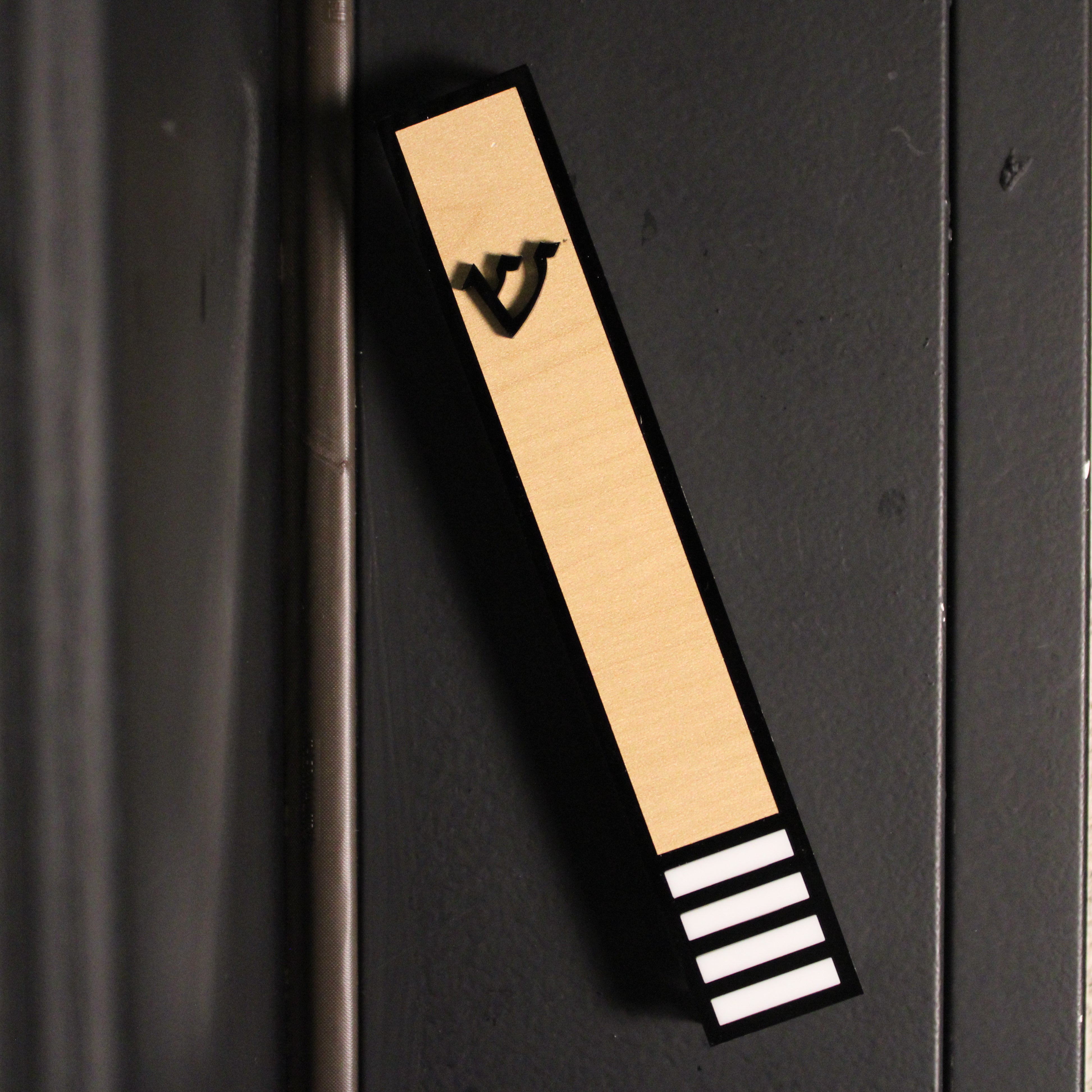 Striped Harmony Mezuzah